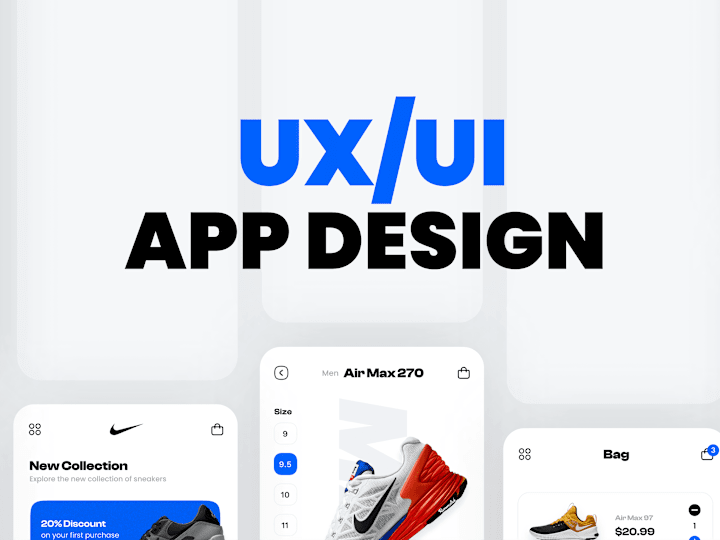 Cover image for UX/UI  App design, focused on enhancing the benefits of your app