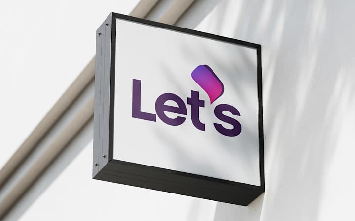 Cover image for Let's Social App . Branding and App Design