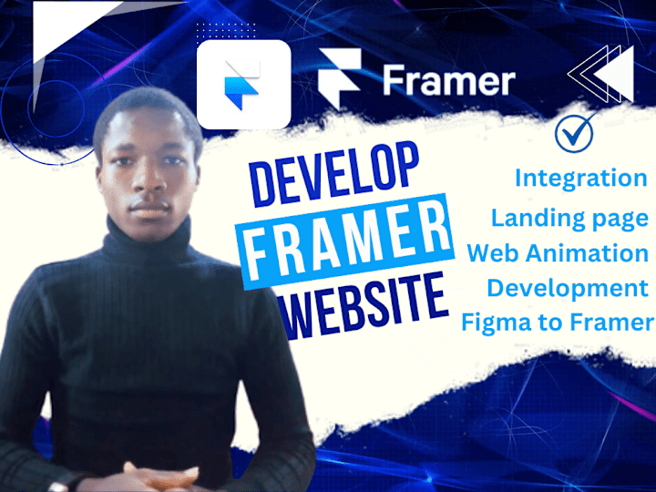 Cover image for Build animated framer website landing page figma to framer