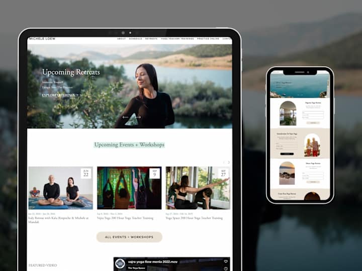 Cover image for Squarespace Website Redesign For Yoga Teacher