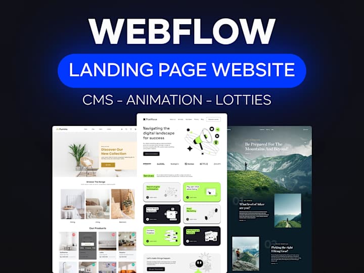 Cover image for Webflow Lading Page