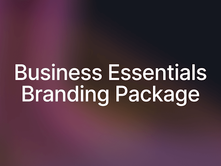 Cover image for Business Essentials Branding Package