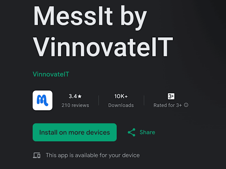 Cover image for MessIT Web and Admin Portal