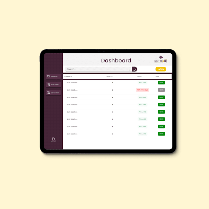 Cover image for Inventory Management Portal