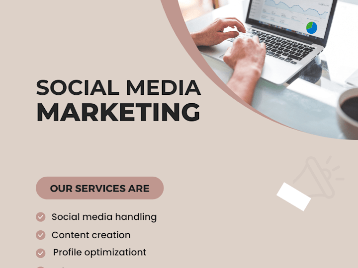 Cover image for ''Social media marketing services''