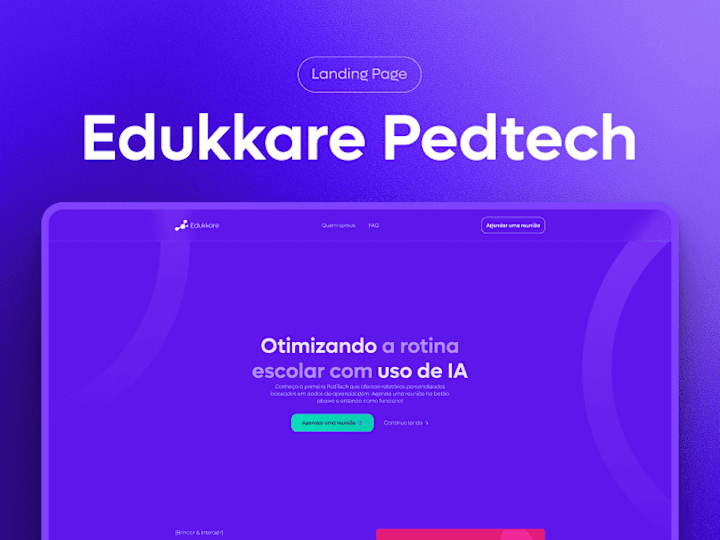 Cover image for Edukkare // Landing Page