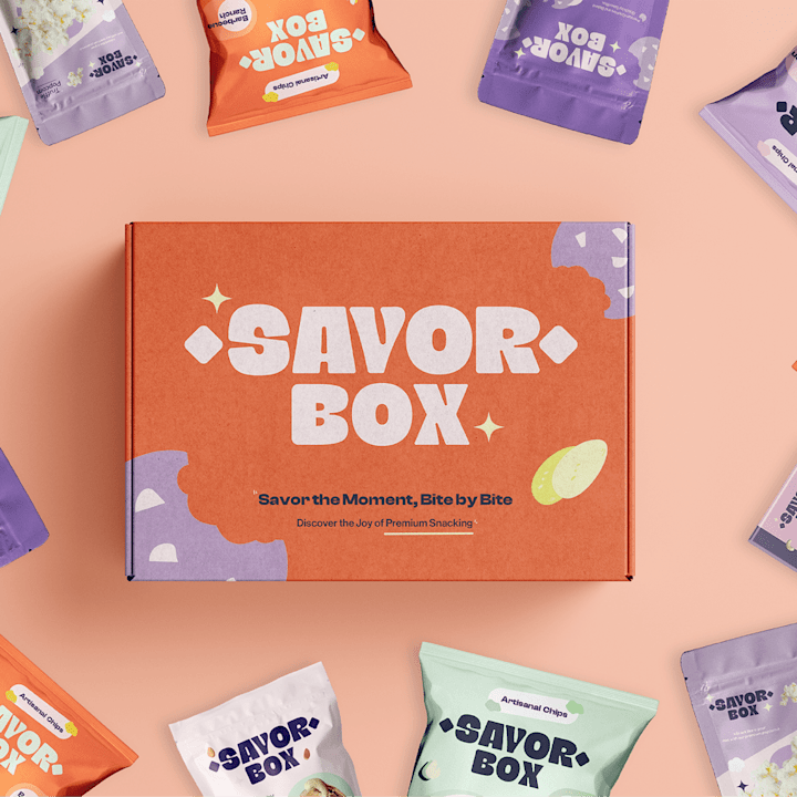 Cover image for Savor Box brand identity and packaging design :: Behance