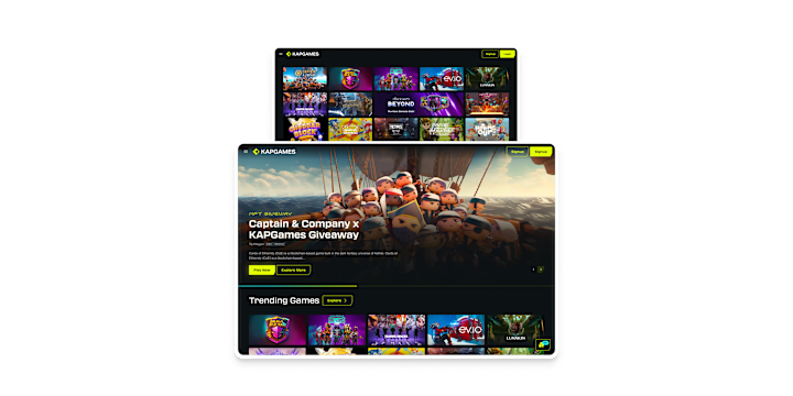 Cover image for KAP Games: A Browser-base Online Gaming Platform for Web3 Gamers