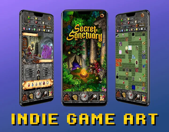 Cover image for Indie Fantasy Mobile Game Art