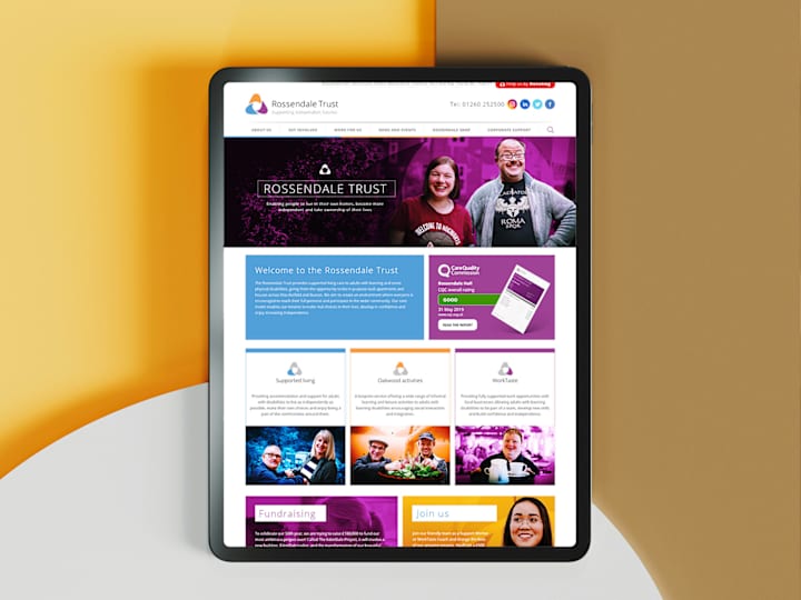 Cover image for Website: Charity for the Disabled