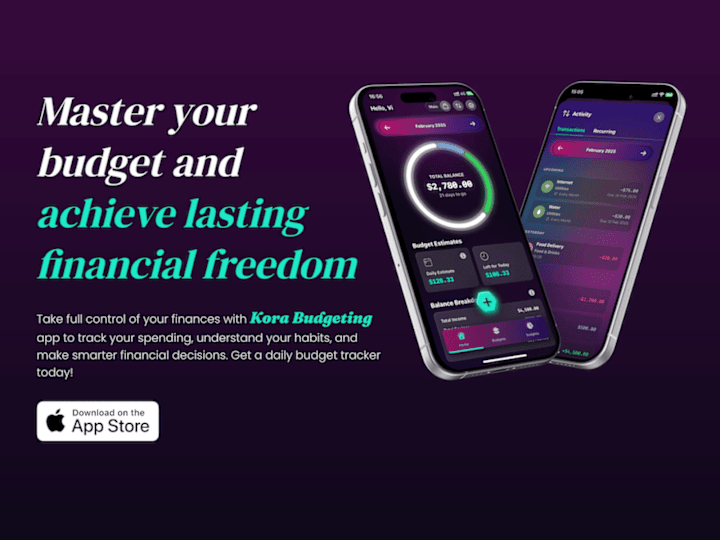 Cover image for Creator of Kora Budgeting App