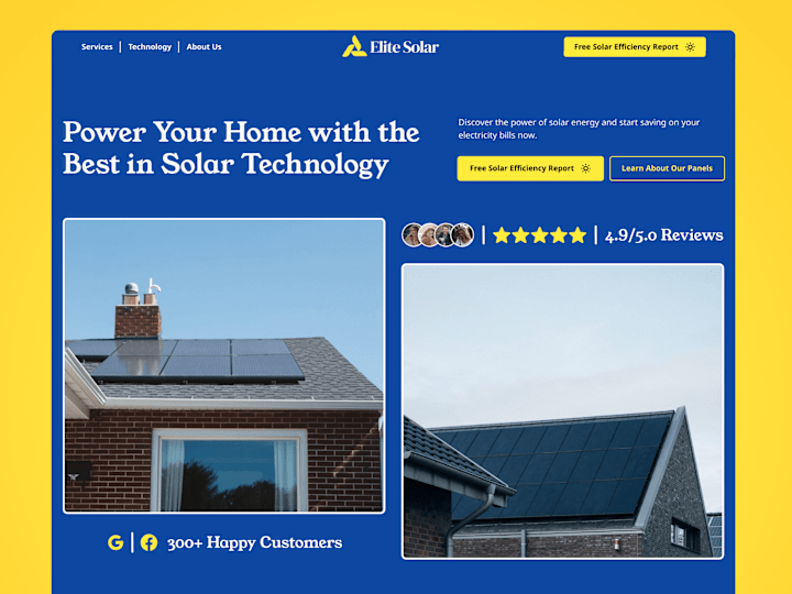 Cover image for Elite Solar 📈 | High-Performance Solar Website Design