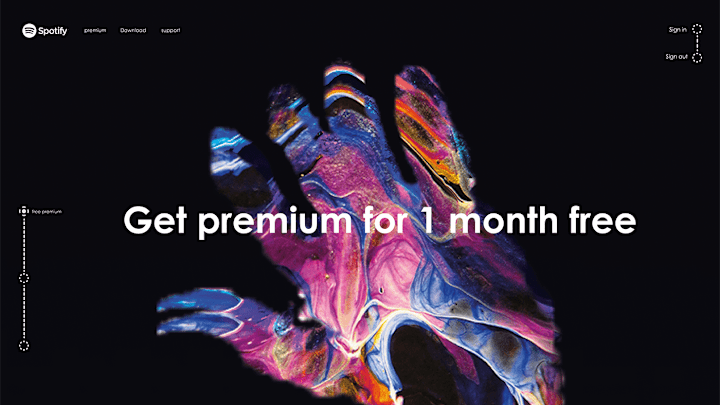 Cover image for Spotify website redesign on Behance