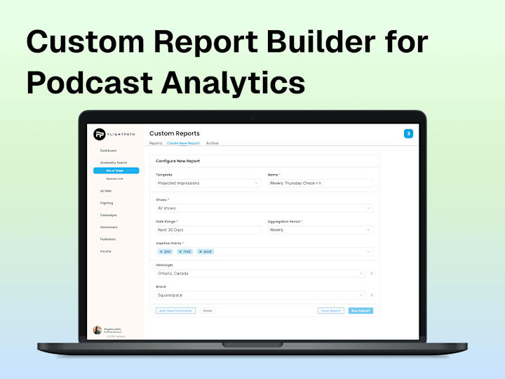 Cover image for Report Builder Development for Flightpath