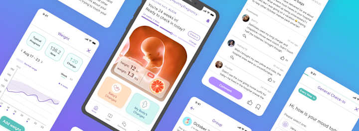 Cover image for MyHealthyPregnancy App Redesign