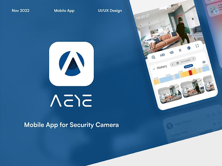 Cover image for AEYE - Mobile App for Security Camera