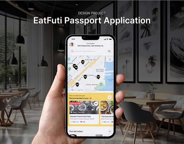 Cover image for EatFuti Passport Application Design