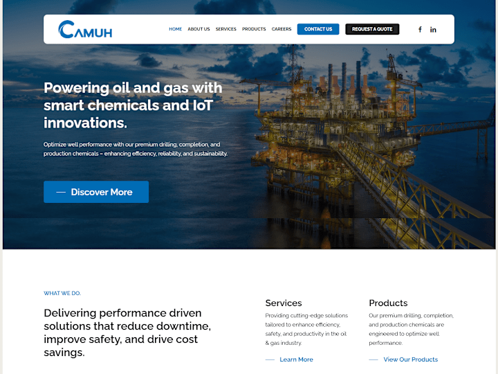 Cover image for Website Redesign for Camuh Innovations