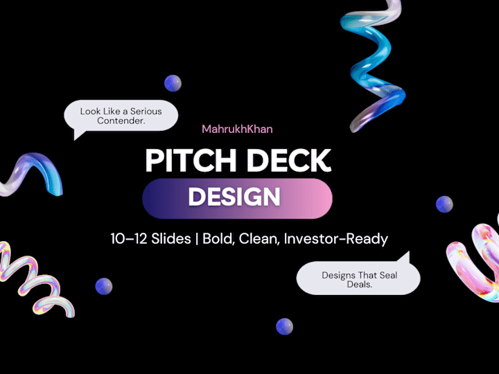 Cover image for Designing Stunning Pitch Decks That Elevate Your Vision