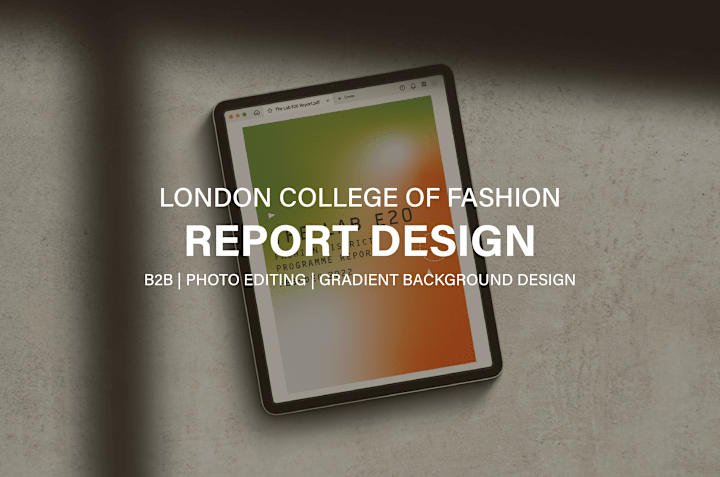 Cover image for The Lab E20: Fashion District Programme Report
