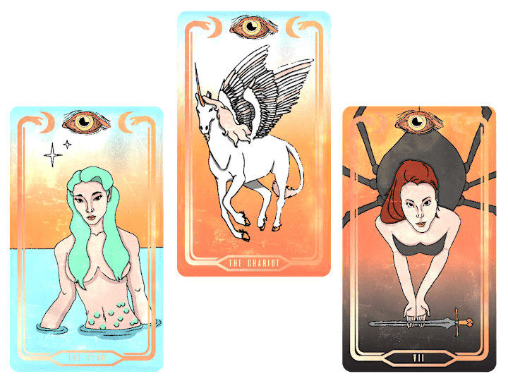 Cover image for Cryptid Tarot Cards