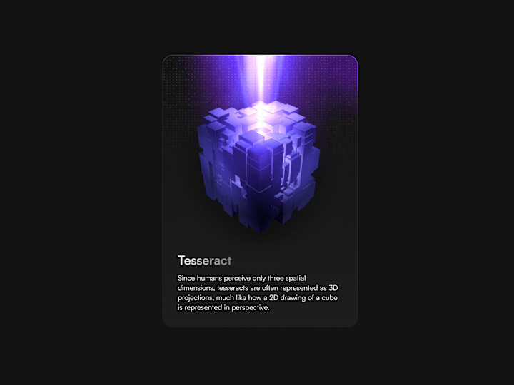 Cover image for Tesseract card exploration