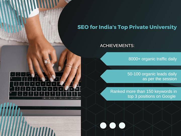 Cover image for SEO for India's Top Private University