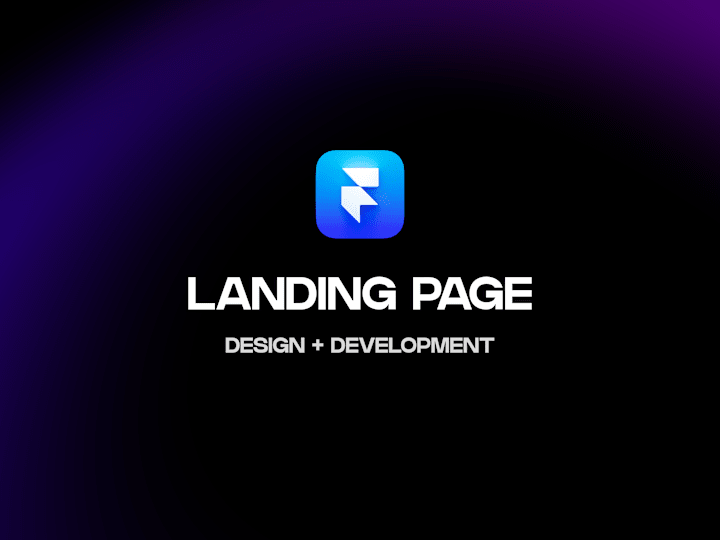Cover image for Framer Landing Page (Design + Development)