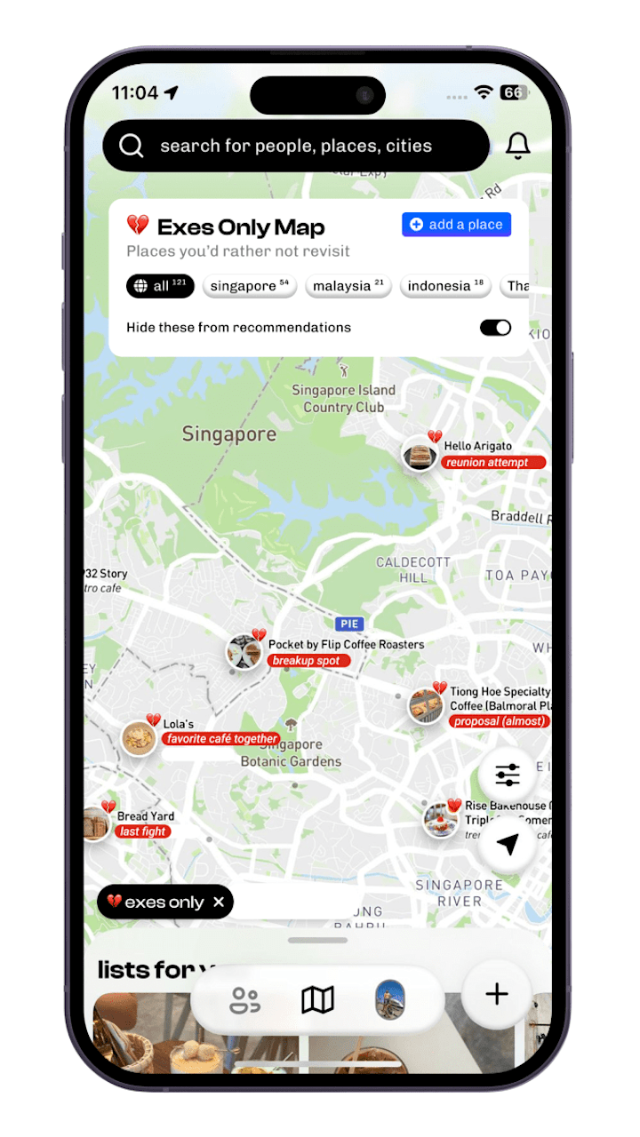 Cover image for 🗺️ “Exes Only” Map