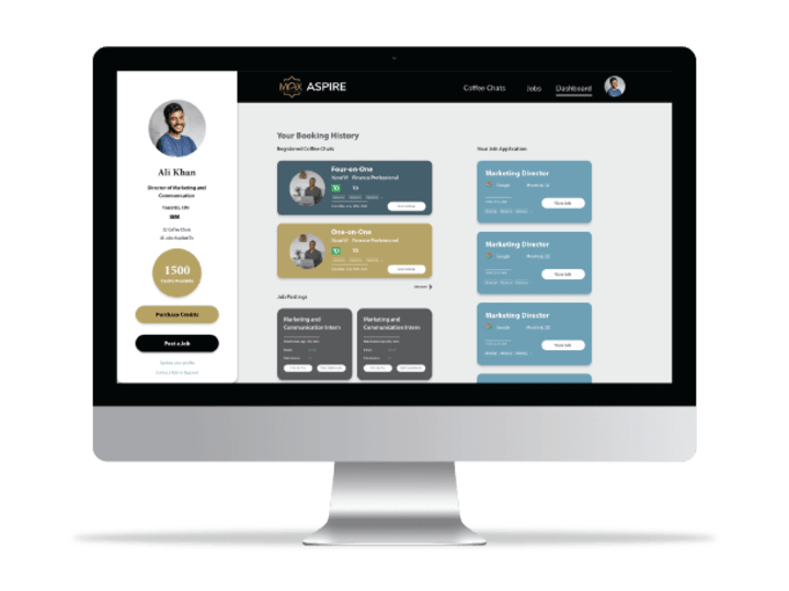 Cover image for MAXAspire Dashboard Design