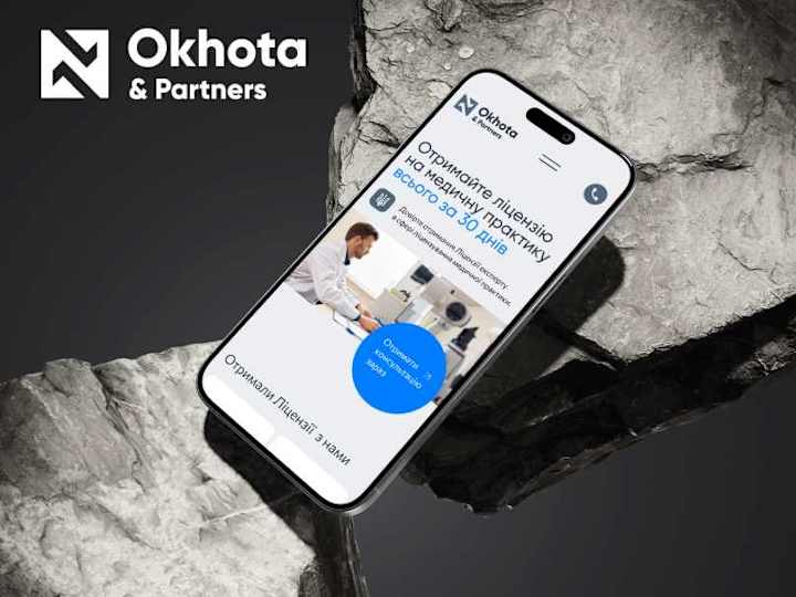 Cover image for Okhota & Partners - Medical License Website Redesign