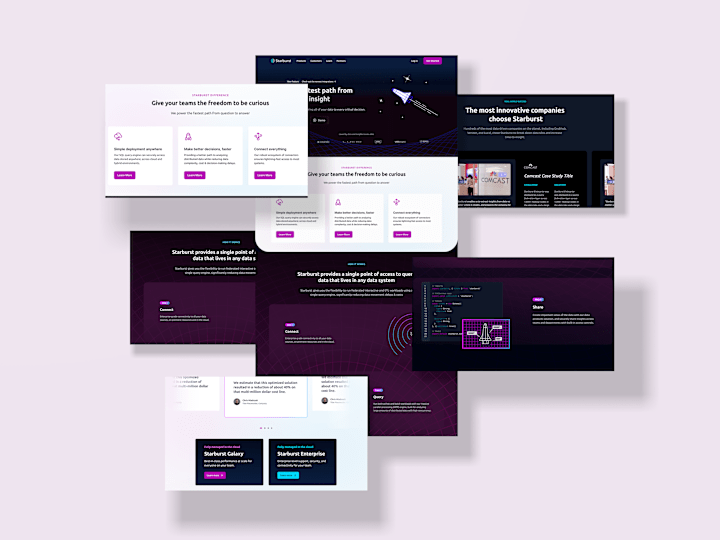 Cover image for Starburst Website Redesign | Design System