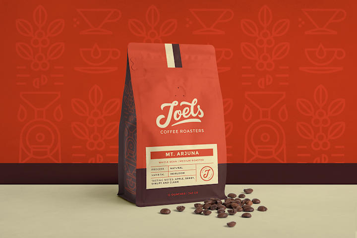 Cover image for Joels Coffee Company | Type-Based Branding