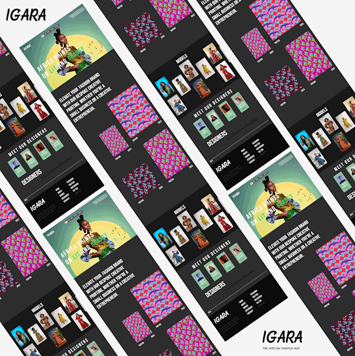 Cover image for IGARA Landing Page Design