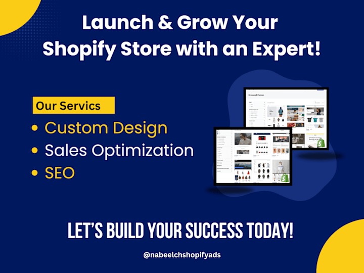 Cover image for Expert E-commerce Design & Development on Shopify