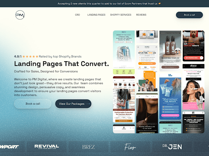 Cover image for Landing Page Design & Development