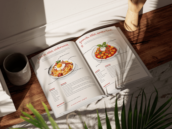 Cover image for Cookbook Design for a Food Influencer