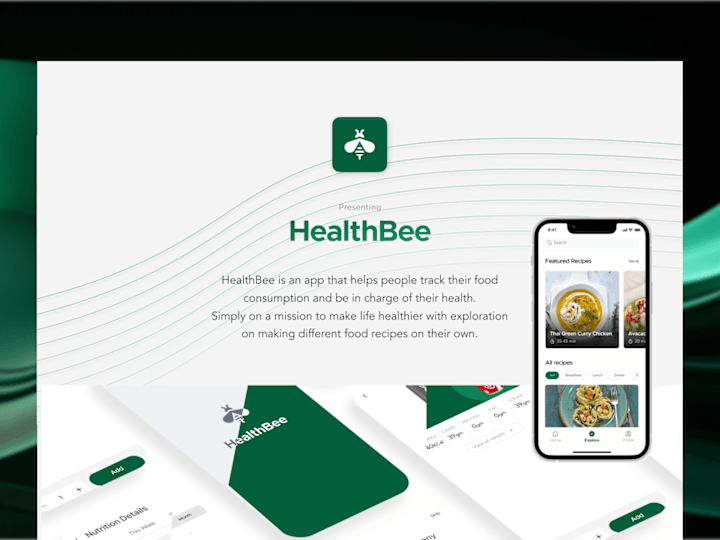 Cover image for HealthBee | End-to-end product design | Mobile | Web 