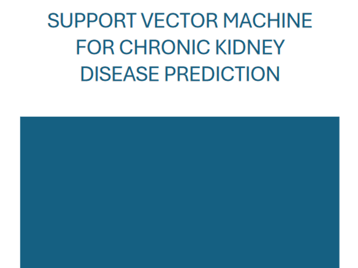 Cover image for AI and Healthcare | Predicting kidney failure with SVM 
