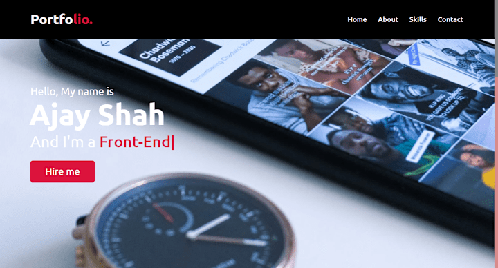Cover image for Portfolio Website