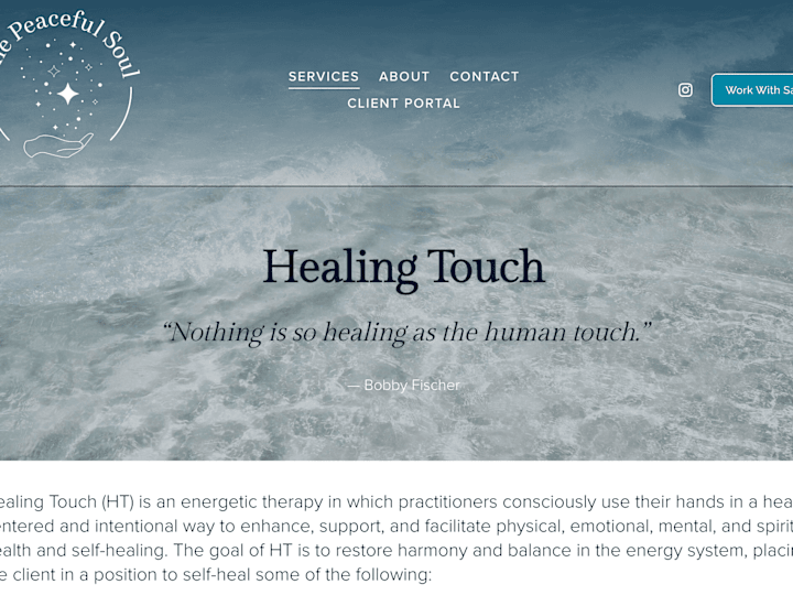 Cover image for Squarespace Website Design for Wholistic Healing Practice