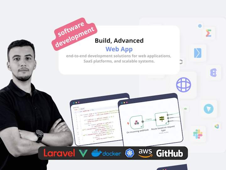 Cover image for Software Development using Laravel Vue.js and SaaS Solutions