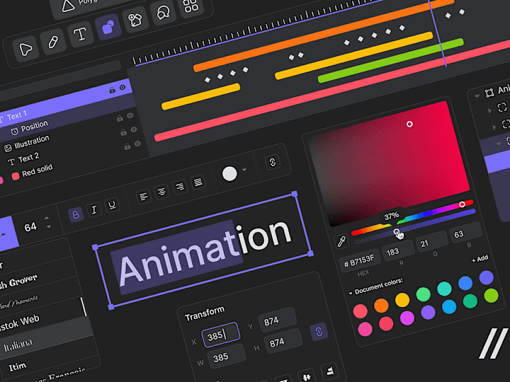 Cover image for Custom Animation Showcase  | Website + Dashboard + Mobile Apps