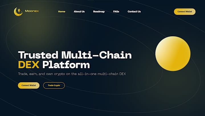 Cover image for Moonex Landing Page