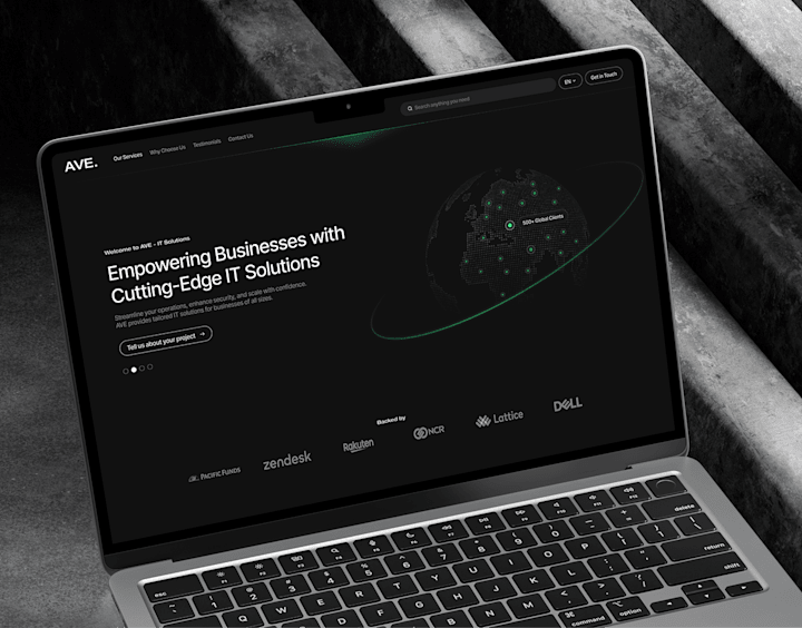 Cover image for IT Solutions Service Landing Page