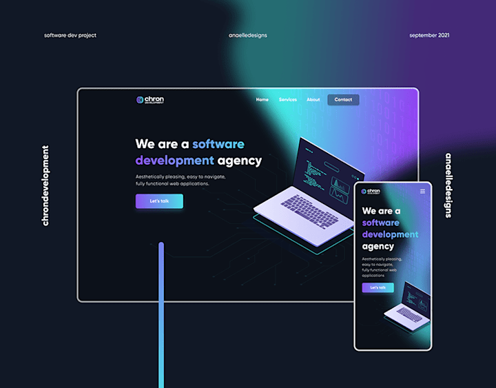 Cover image for Chron Development UX/UI Design 