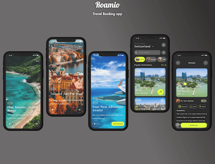 Cover image for Roamio Travel app