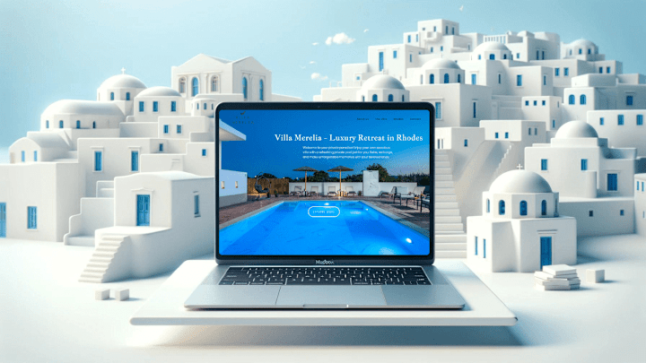 Cover image for Villa Merelia: A Digital Window to Rhodes Luxury