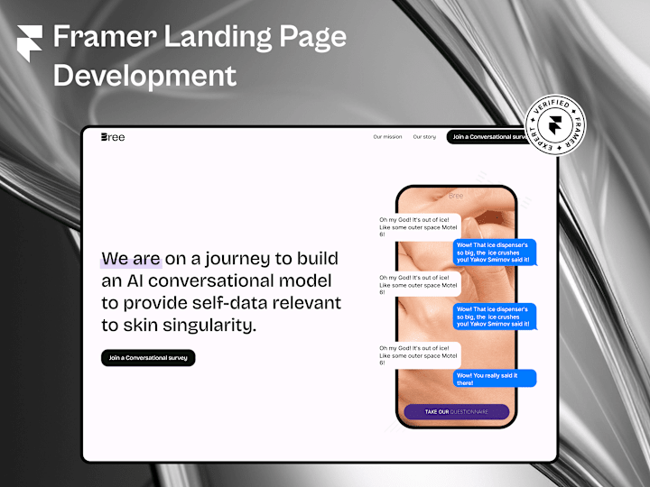 Cover image for High-converting Framer landing page for your product or business