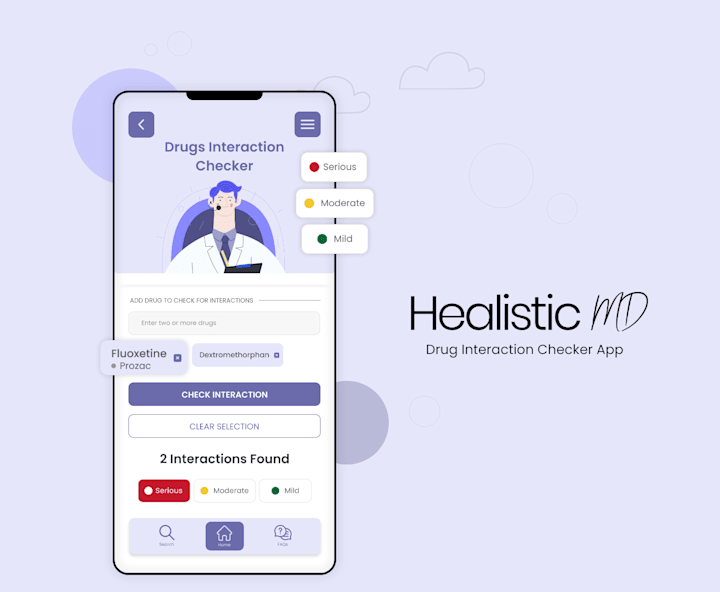 Cover image for App Design - Drug Interaction Checker
